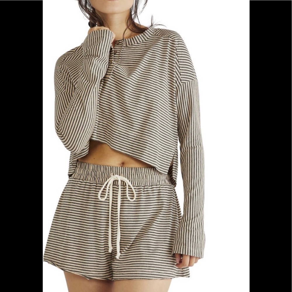 Seeing Stripes Short Pajamas 
FREE PEOPLE